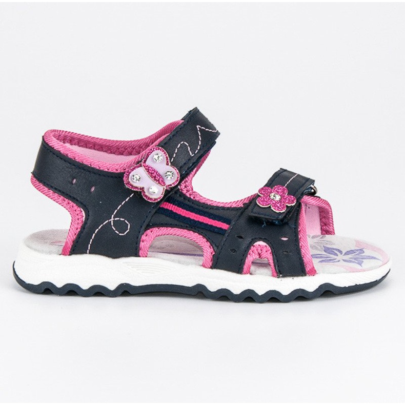 Hasby Sandalias planas para niños azul