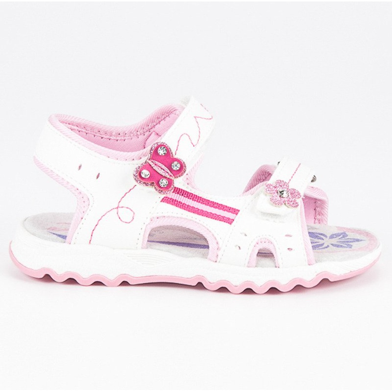 Hasby Sandalias planas para niños blanco