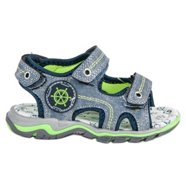 Hasby Sandalias vaqueras para niños azul
