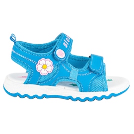 Hasby Sandalias planas para niño azul