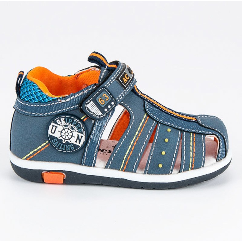 American Club Sandalias vaqueras americanas azul