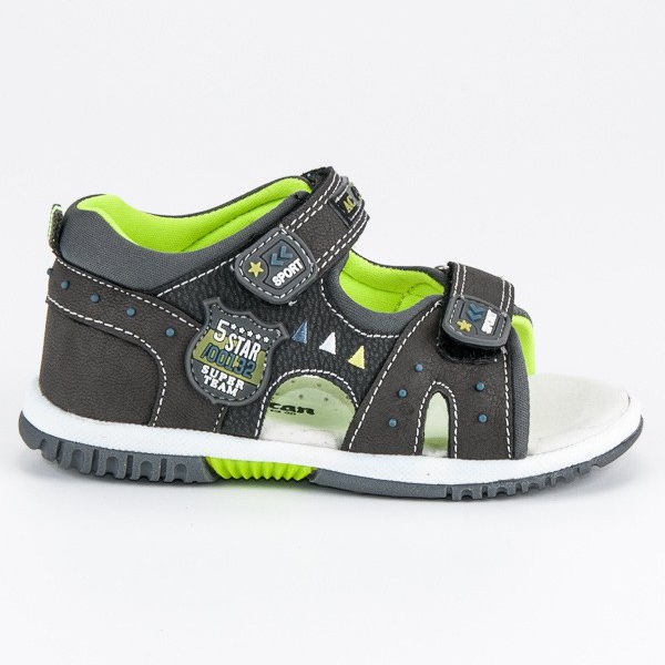 American Club Sandalias de verano americanas gris