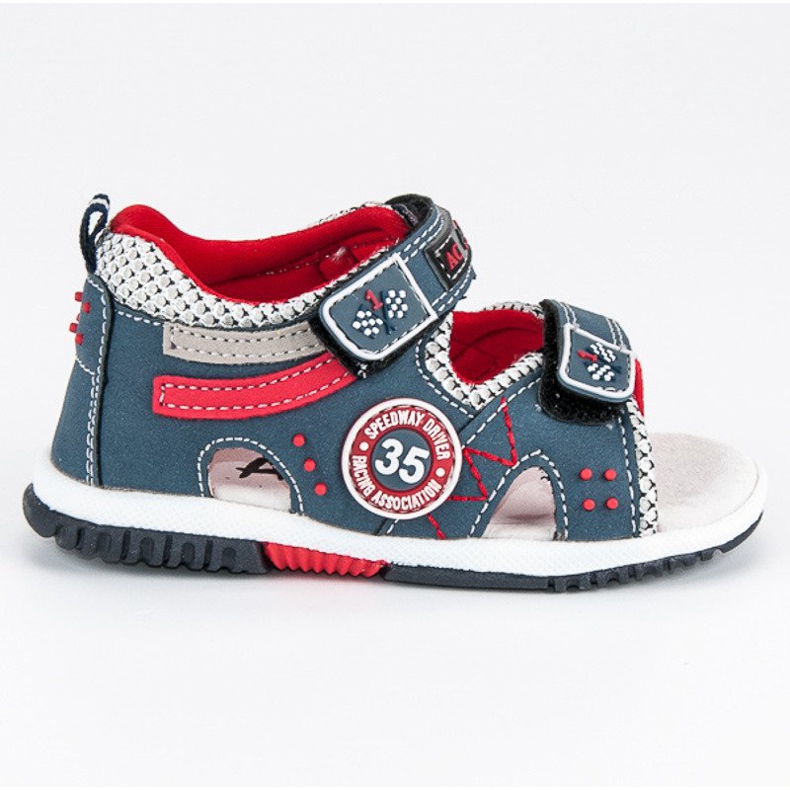 American Club Sandalias americanas cómodas azul