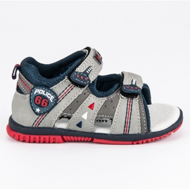 American Club Sandalias deportivas americanas gris