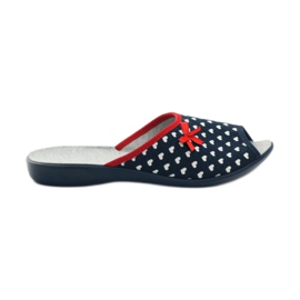 Befado zapatos mujer pu 254D063 blanco azul marino