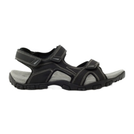 American Club Sandalia deportiva americana 6201 negra negro