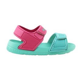 Sandalias para niños American Club mint para agua rosa verde