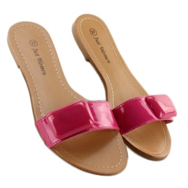 Zapatillas casa con tira 8293-60 Rosa fucsia