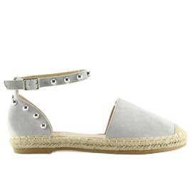 Alpargatas grises con tachuelas gris A636-ESP II-GAT