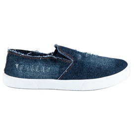 McKey Slip on de mezclilla azul McKey Slip on de mezclilla azul