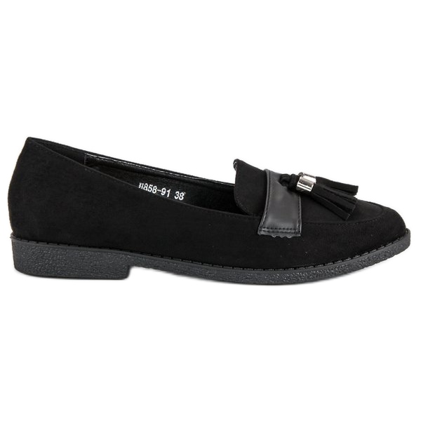 Mocasines negros elegantes Mocasines negros elegantes