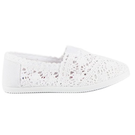 Bailarinas encaje blanco