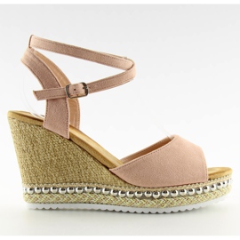 Sandalias con cuña beige LJ-5K41 nude Sandalias con cuña beige LJ-5K41 nude