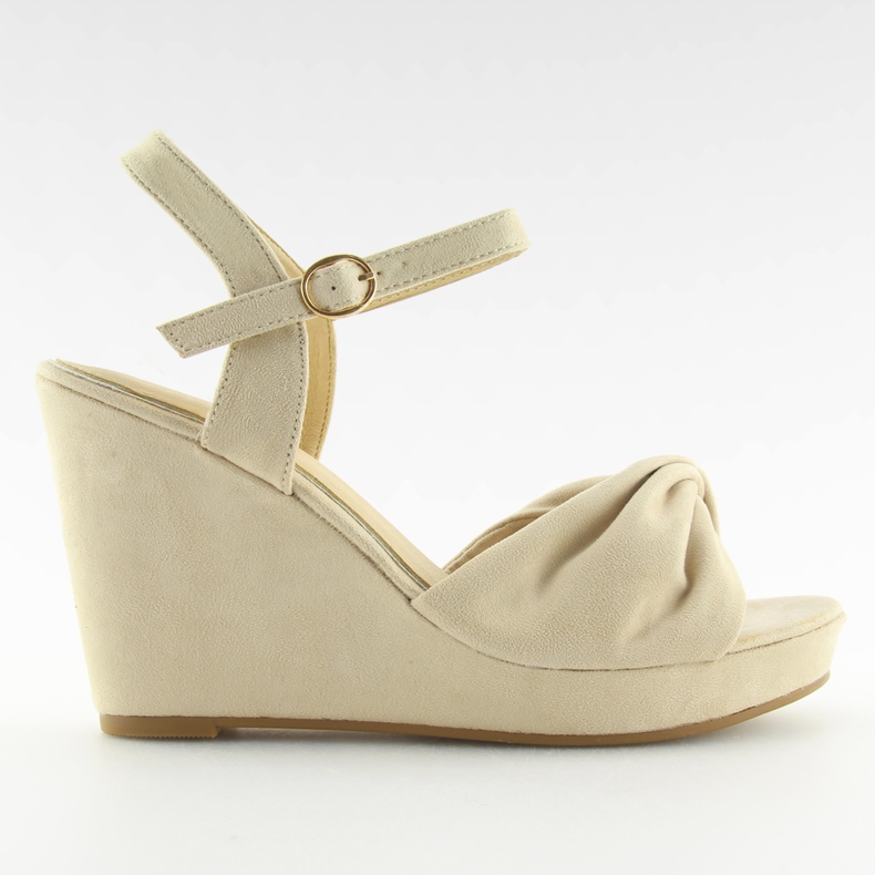 Sandalias cuña beige JM-M214M beige
