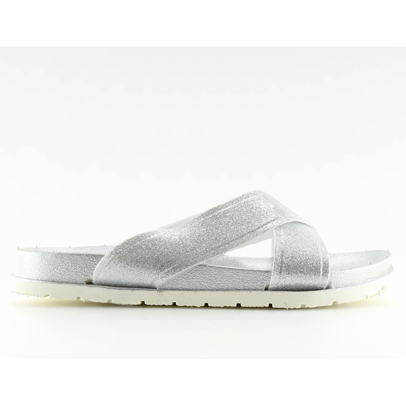 Pantuflas mujer plata CK47P plata gris Pantuflas mujer plata CK47P plata gris