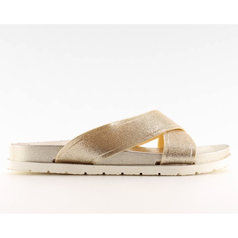 Babuchas mujer doradas CK47P oro dorado