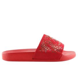 Rojo Pantuflas mujer rojas 883 Rojo Rojo Pantuflas mujer rojas 883 Rojo