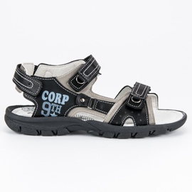 Hasby Sandalias juveniles negro
