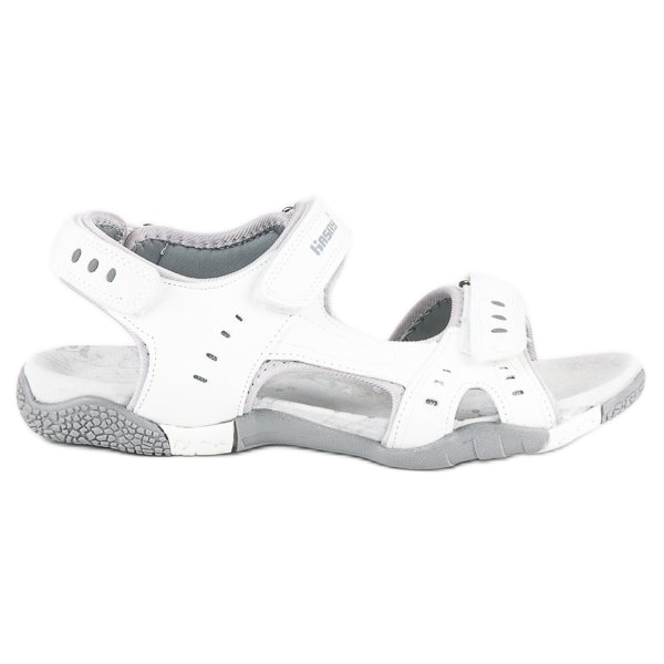 Hasby Sandalias deportivas planas blanco