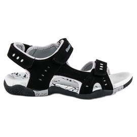 Hasby Sandalias deportivas planas negro