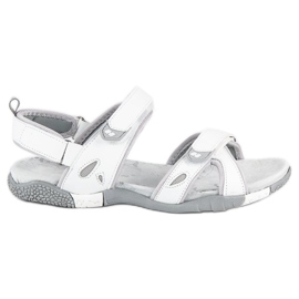 Hasby Sandalias mujer velcros blanco