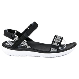 American Club Sandalias americanas negras negro