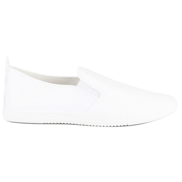 Slipons blancos de mujer Slipons blancos de mujer