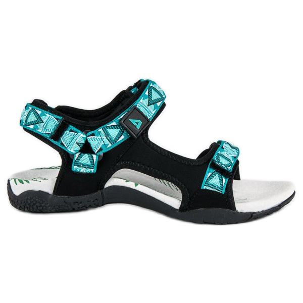 American Club Sandalias deportivas para el verano negro azul
