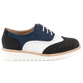 Zapatos de mujer atados negro