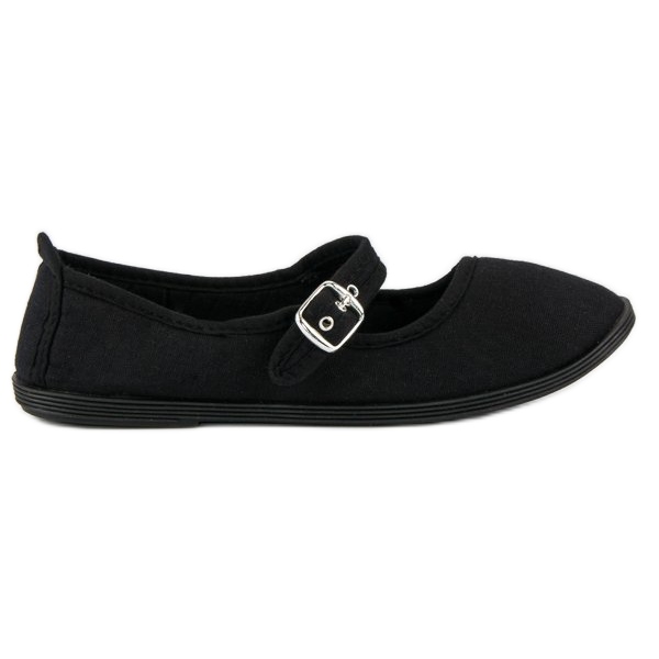 Bailarinas negras con cinturón mckeylor negro Bailarinas negras con cinturón mckeylor negro