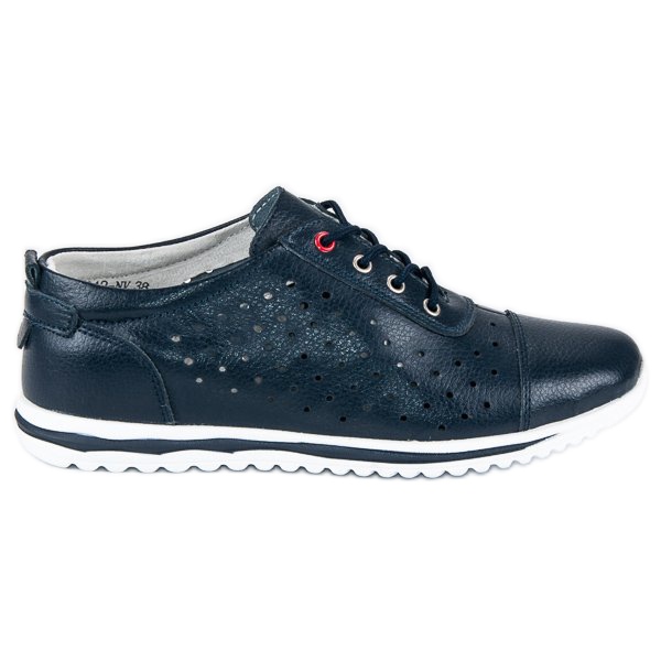 Zapatillas VINCEZA caladas azul marino