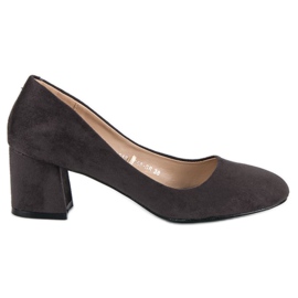 Salones VINCEZA de ante gris