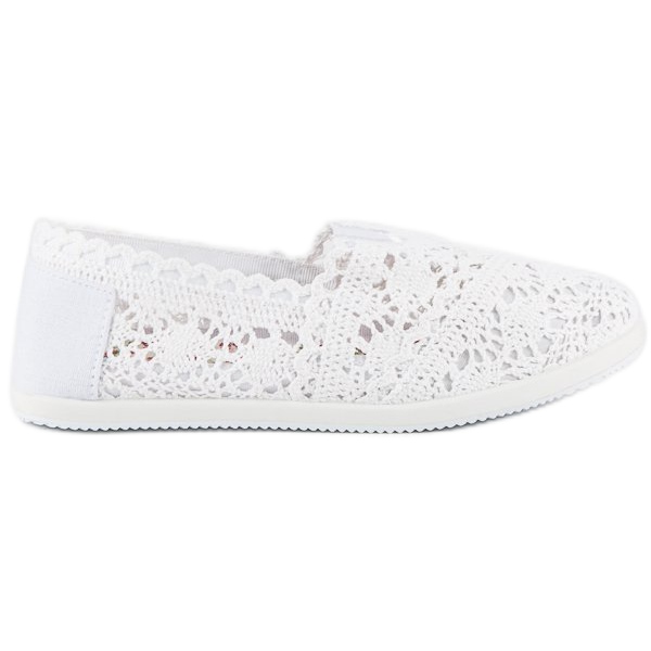 Marquiz Deportivas blancas de encaje blanco