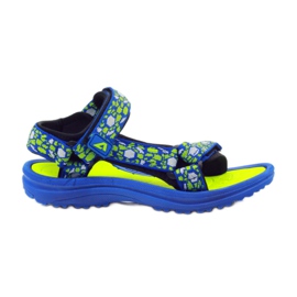 Sandalias niño American Club azul 8122 verde
