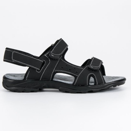 Hasby Sandalias de velcro negro