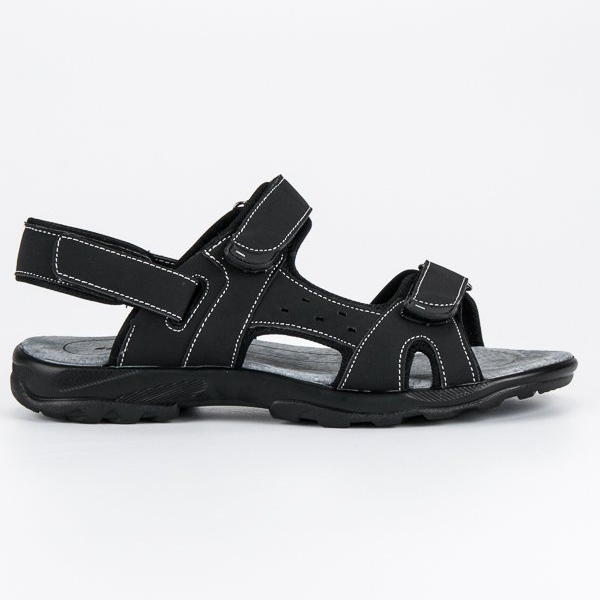 Hasby Sandalias de velcro negro