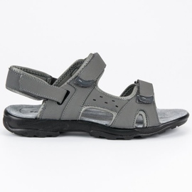 Hasby Sandalias de velcro gris Hasby Sandalias de velcro gris