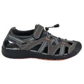 American Club Sandalias americanas cerradas gris