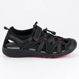 American Club Sandalias americanas negro
