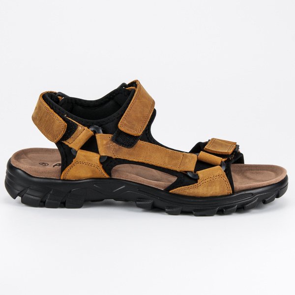 American Club Sandalias americanas cómodas amarillo