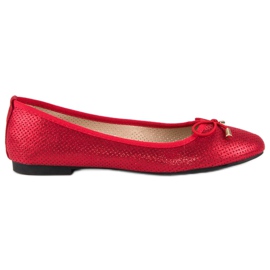 Super Mode Bailarinas caladas rojo