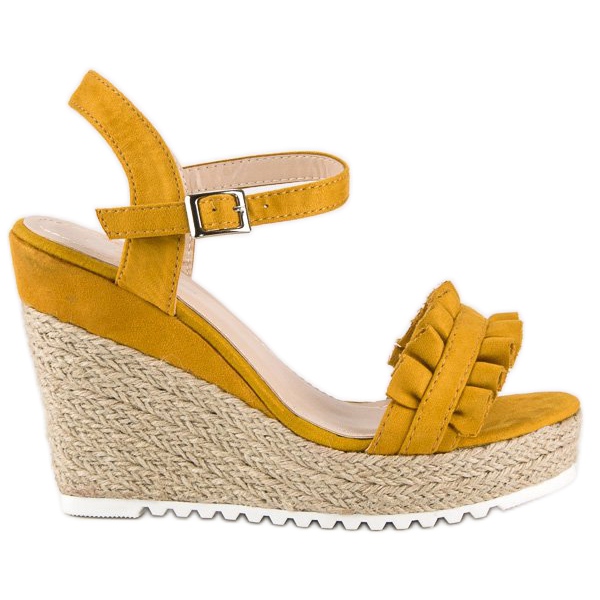 Bello Star Sandalias alpargatas amarillas amarillo