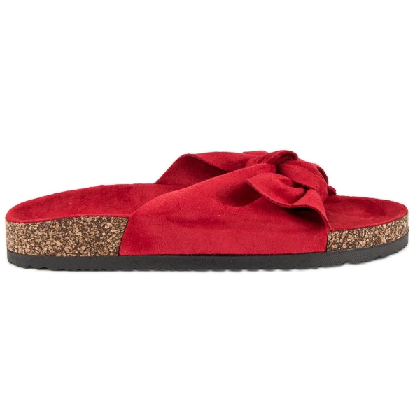 Bestelle Babuchas ante rojo