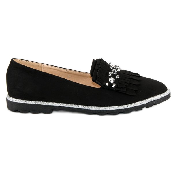 Forever Folie Mocasines elegantes de ante negro
