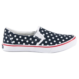 McKey Sneakers slipony de lunares azul McKey Sneakers slipony de lunares azul