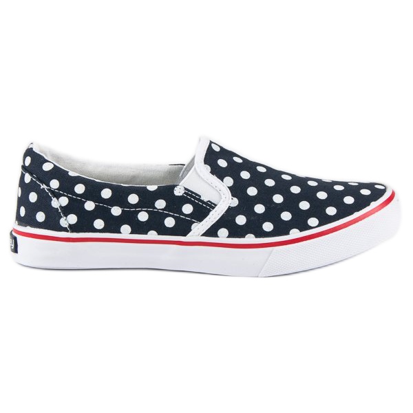 McKey Sneakers slipony de lunares azul McKey Sneakers slipony de lunares azul