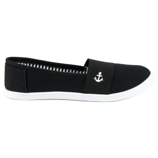 McKey Zapatillas slip-on negras negro