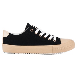 Seastar Zapatillas atadas negro