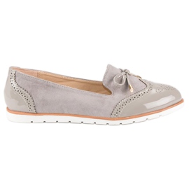 Super Me Mocasín casual gris