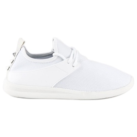 Super Me Deportivas de tejido blanco Super Me Deportivas de tejido blanco